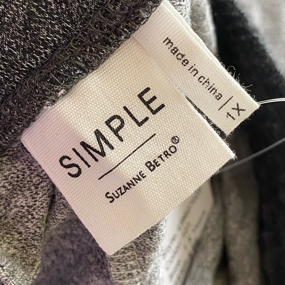 Simple by Suzanne Betro. Gray trousers NWT - Picture 9 of 10